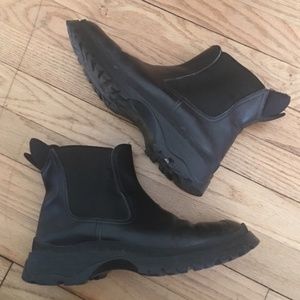 Vintage black prada ankle boots